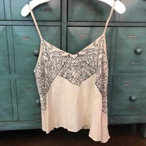 Embroidered Tank Top